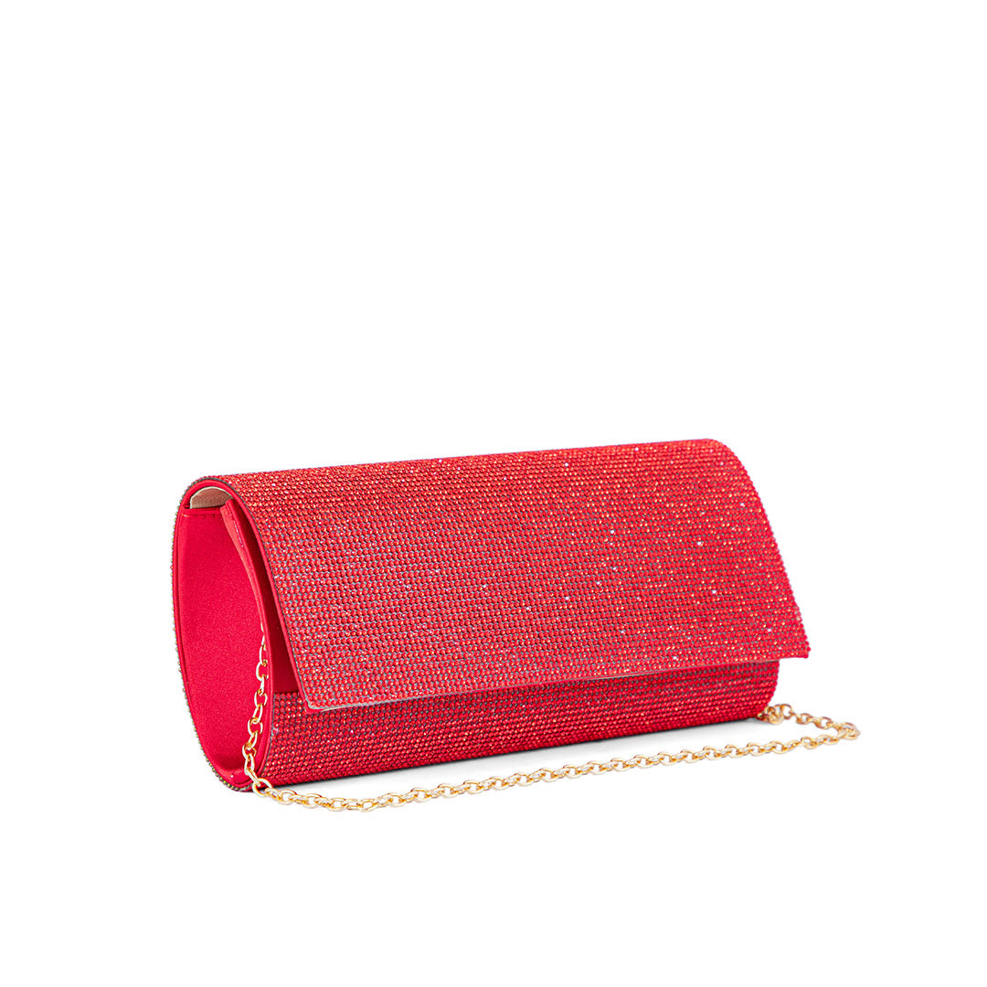 Red Fancy Clutch P24328