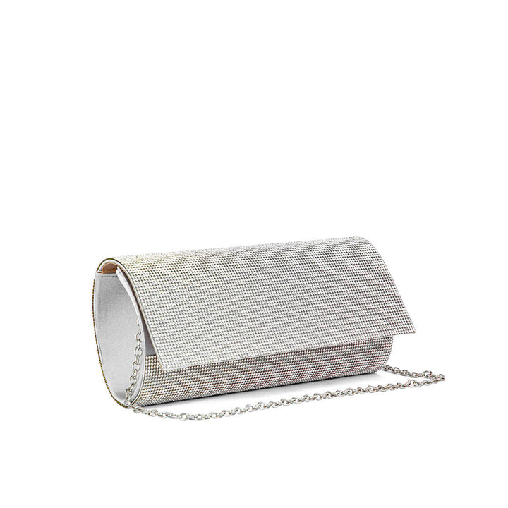 Silver Fancy Clutch P24328