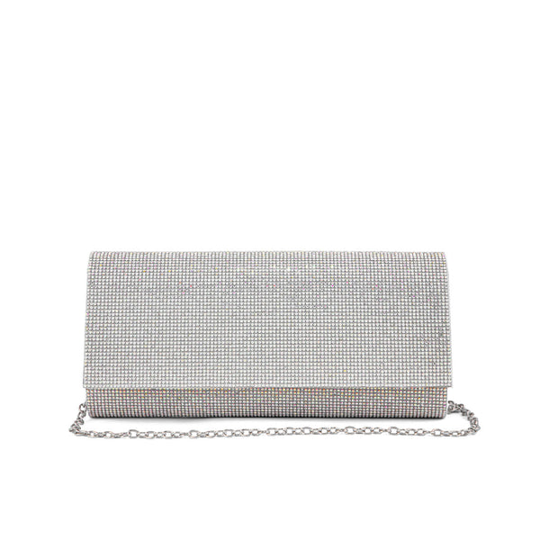 AB Silver Fancy Clutch P24328