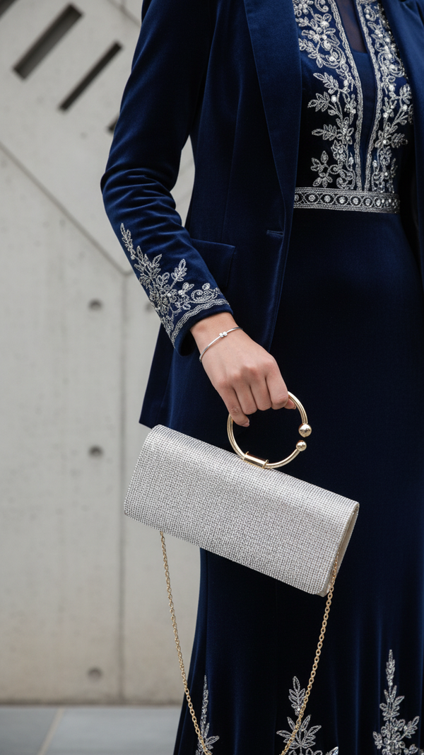 AB Golden Fancy Clutch P24329