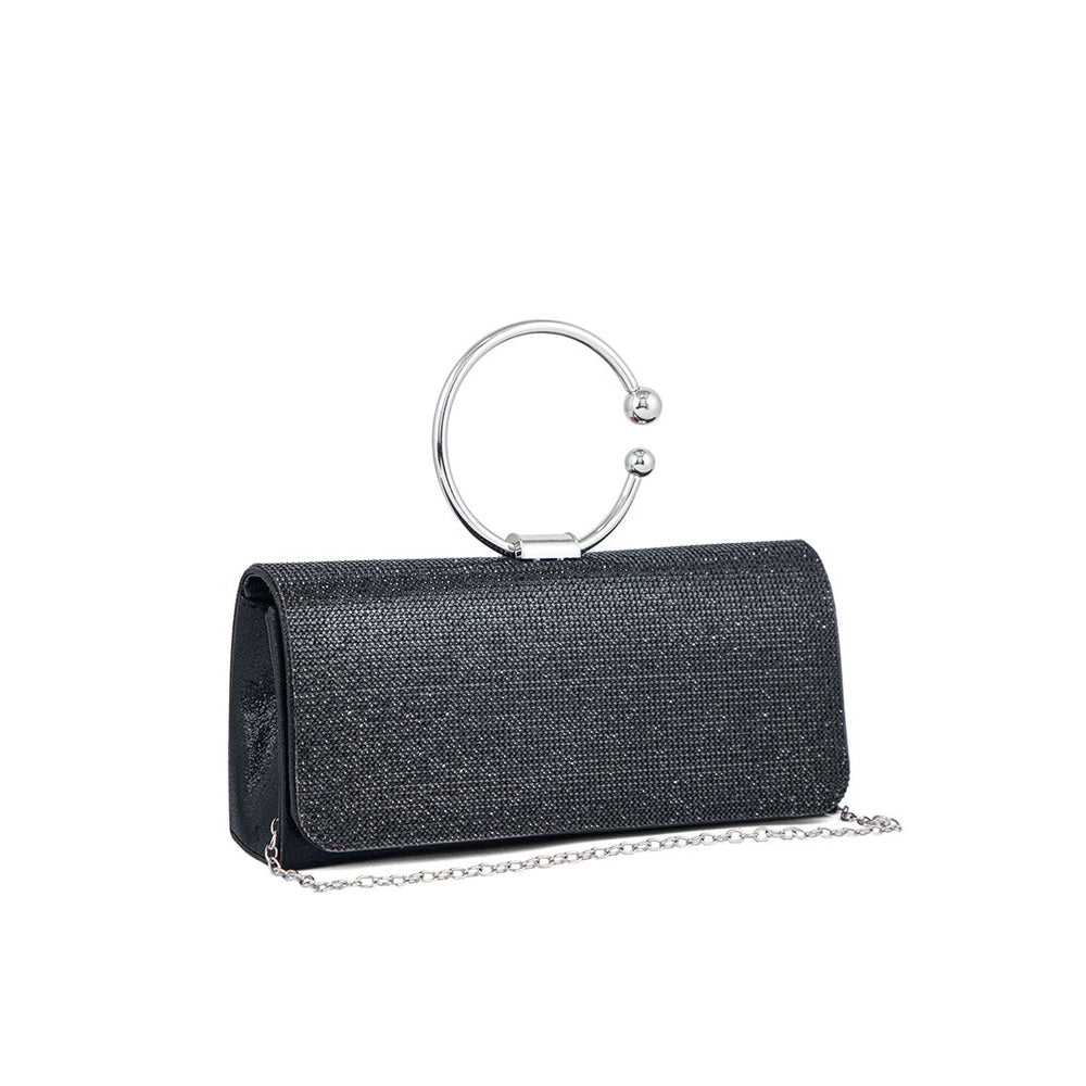 Black Fancy Shoulder Bag P24329