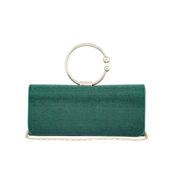 Green Fancy Clutch P24329