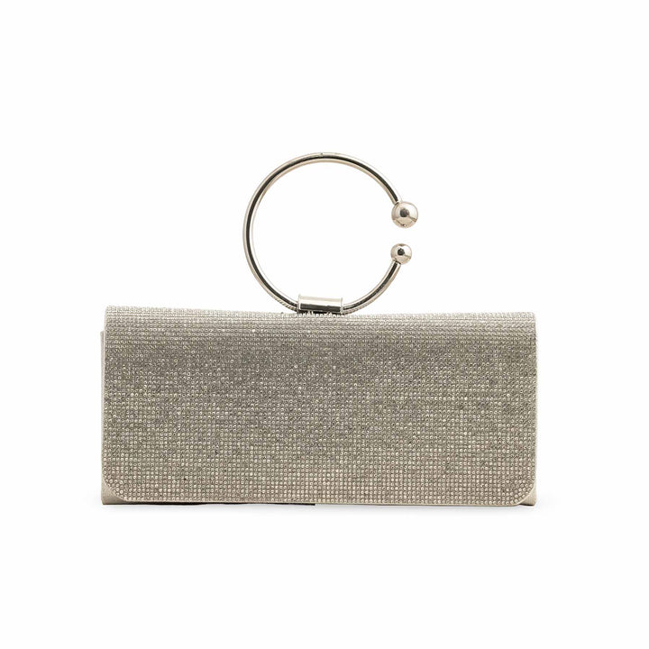 Silver Fancy Shoulder Bag P24329