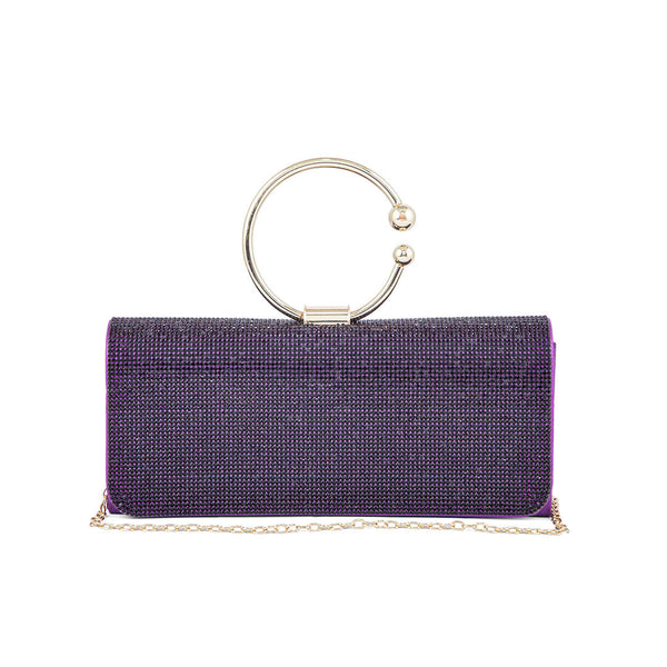 Purple Fancy Clutch P24329