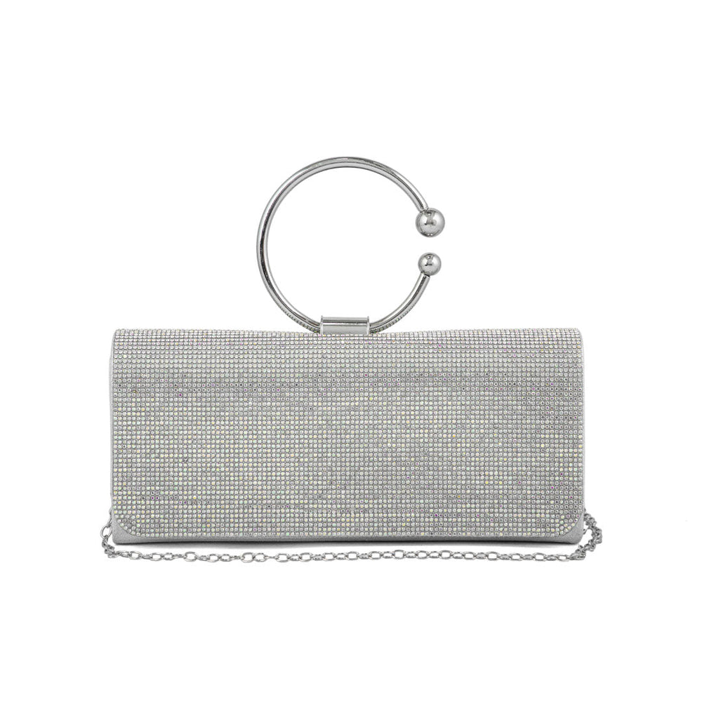 AB Silver Fancy Shoulder Bag P24329