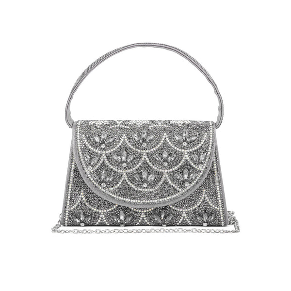 Grey Fancy Shoulder Bag P24331