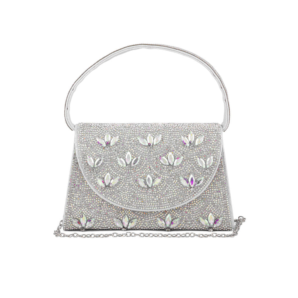AB Silver Fancy Shoulder Bag P24331