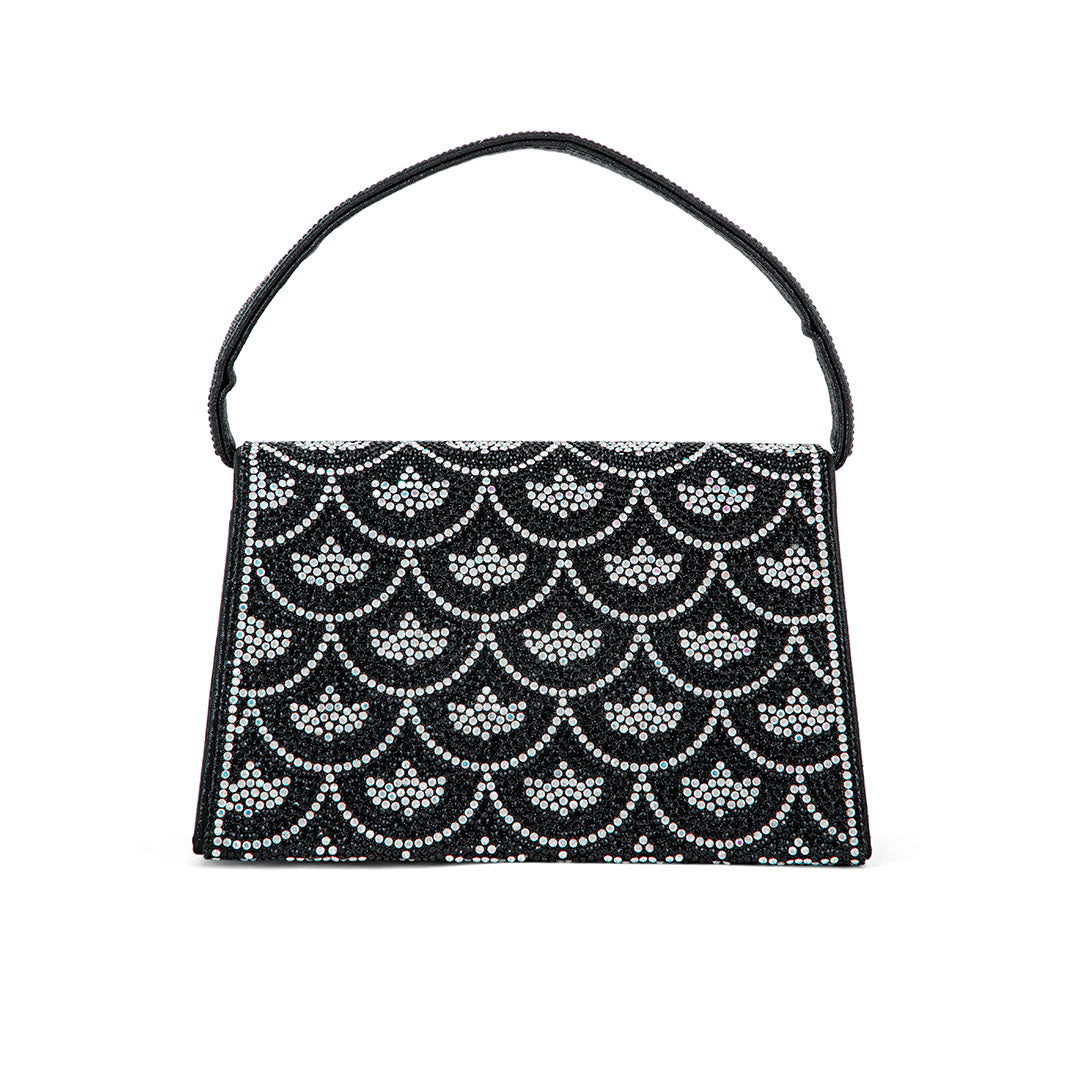 Black Fancy Shoulder Bag P24332