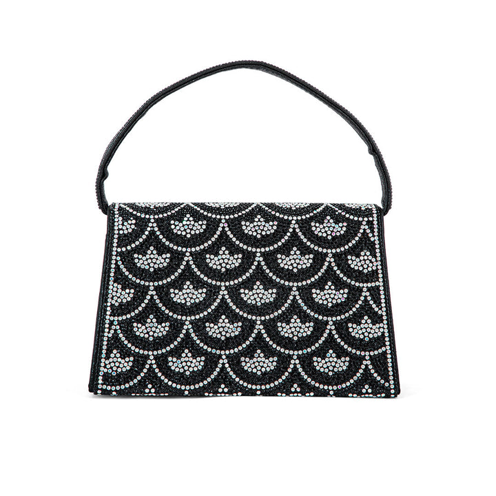 Black Fancy Shoulder Bag P24332