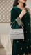 AB Silver Fancy Shoulder Bag P24333