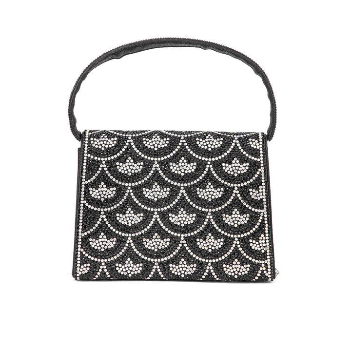 Black Fancy Shoulder Bag P24333