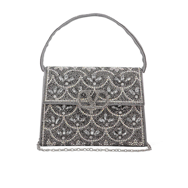 Grey Fancy Shoulder Bag P24333