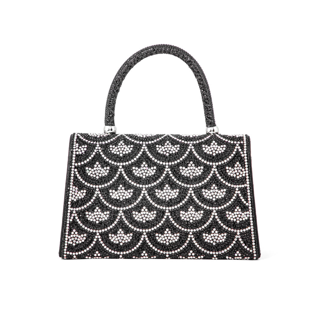 Black Fancy Shoulder Bag P24334
