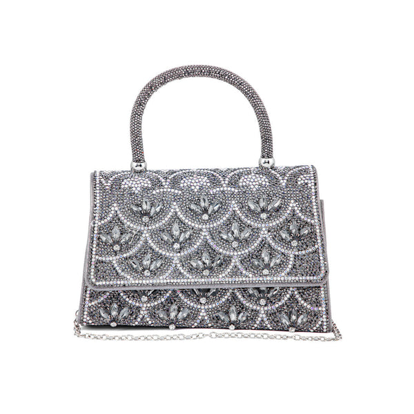 Grey Fancy Shoulder Bag P24334