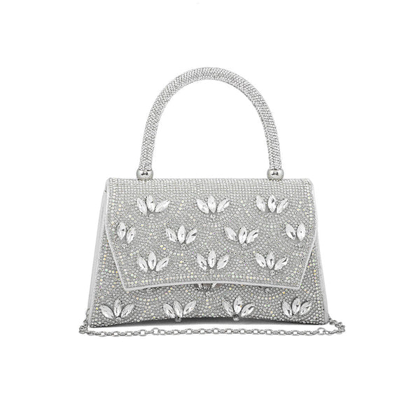 Silver Fancy Shoulder Bag P24335