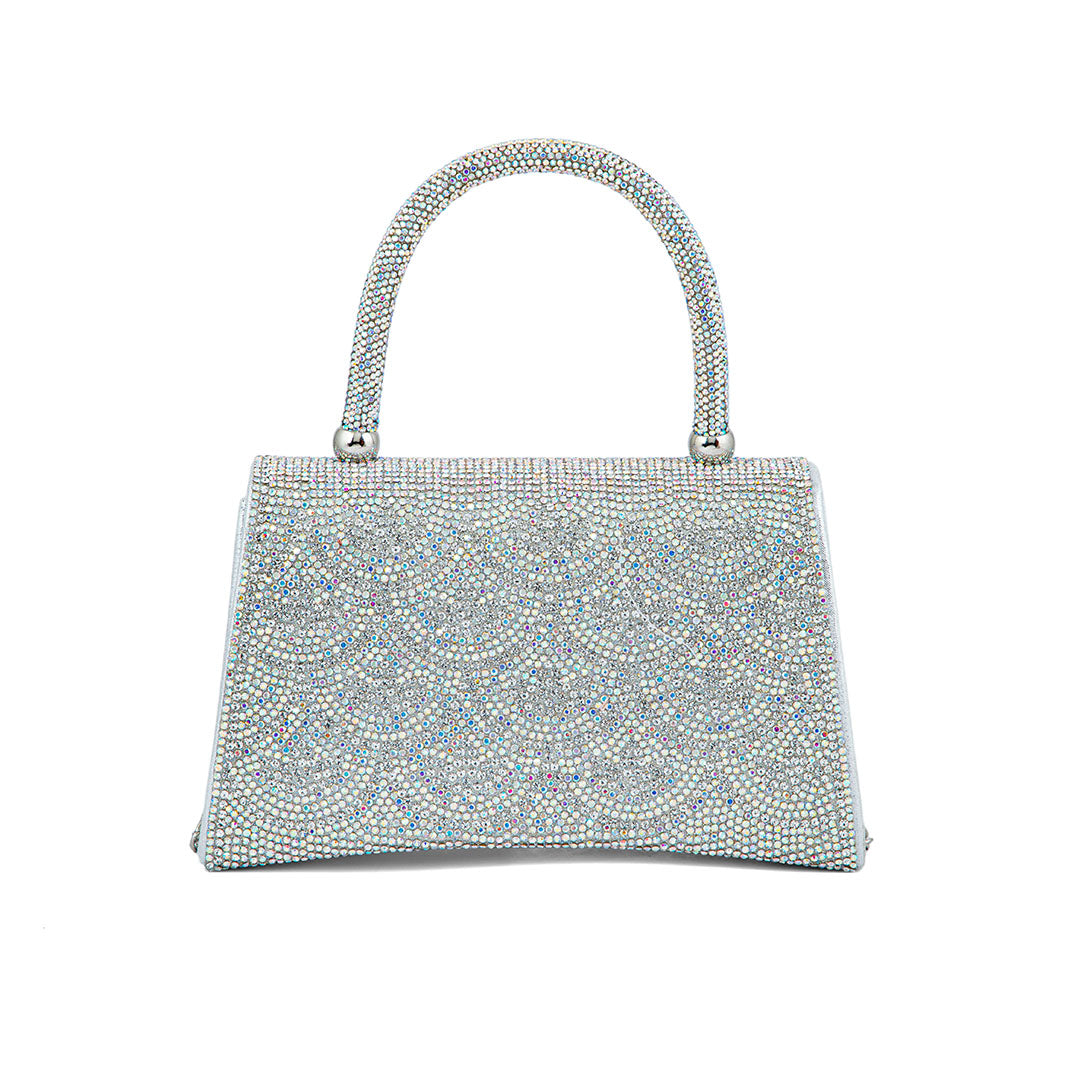 AB Silver Fancy Shoulder Bag P24335