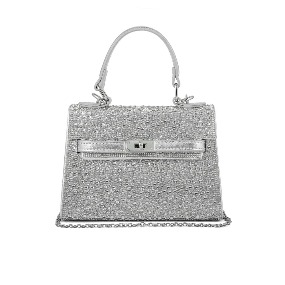 Silver Fancy Shoulder Bag P24336
