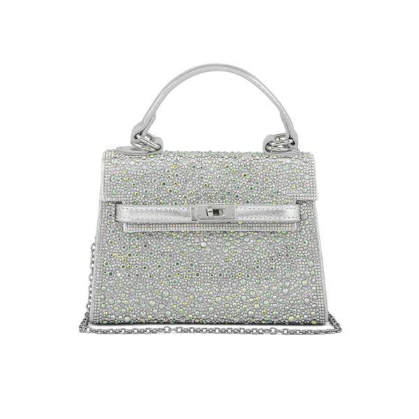 AB Silver Fancy Shoulder Bag P24336