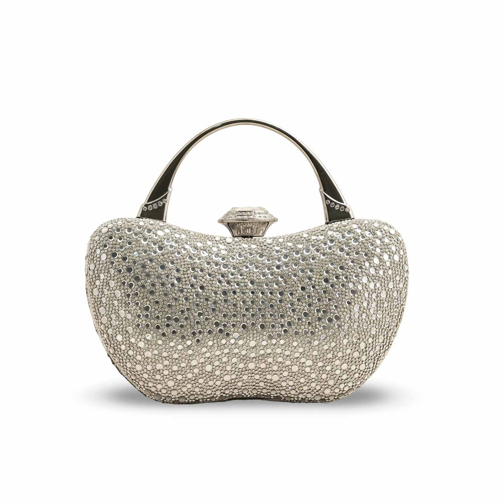 Silver Bridal Clutch P24339