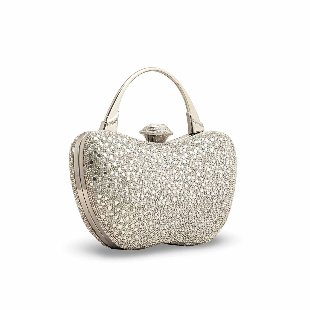 Silver Bridal Clutch P24339