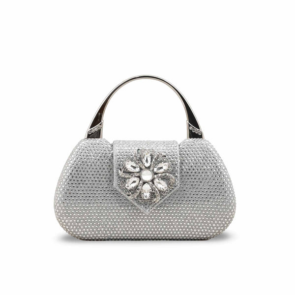 Silver Bridal Clutch P24340