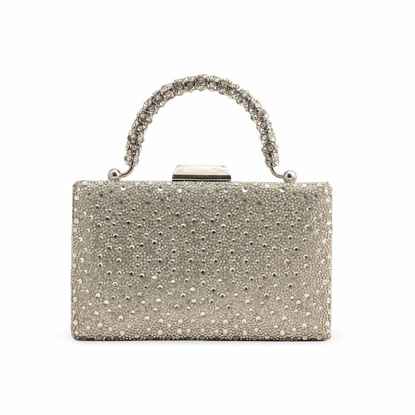 Silver Bridal Clutch P24342