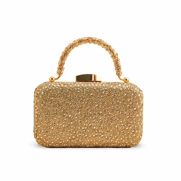 Golden Bridal Clutch P24343