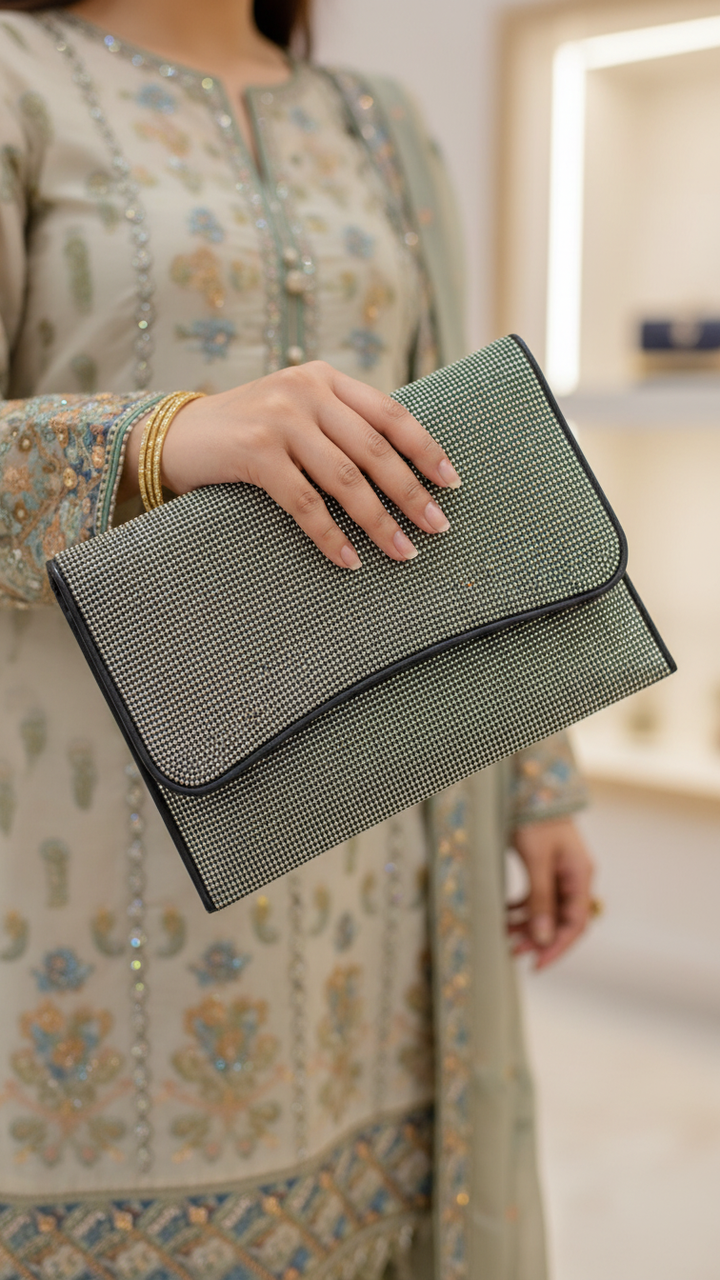 Gun Bridal Clutch P24345