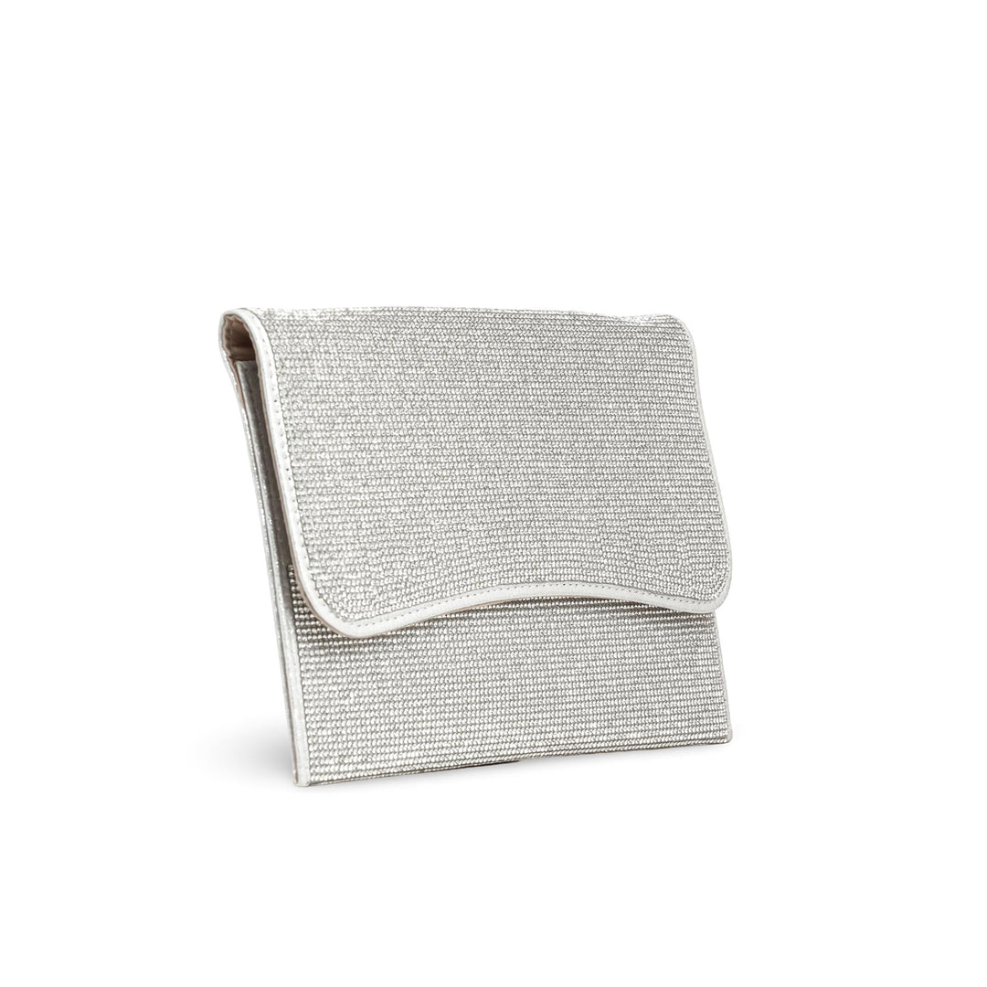 Silver Bridal Clutch P24345