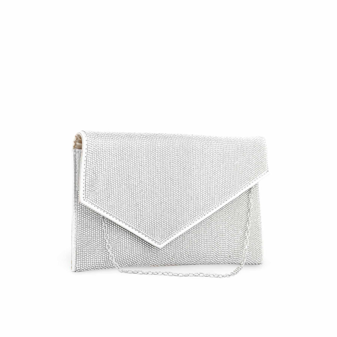 Silver Bridal Clutch P24346