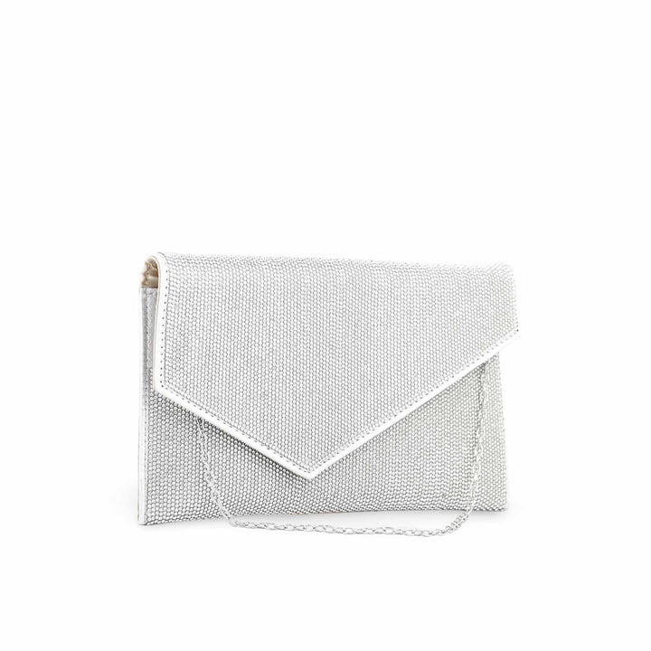 Silver Bridal Clutch P24346