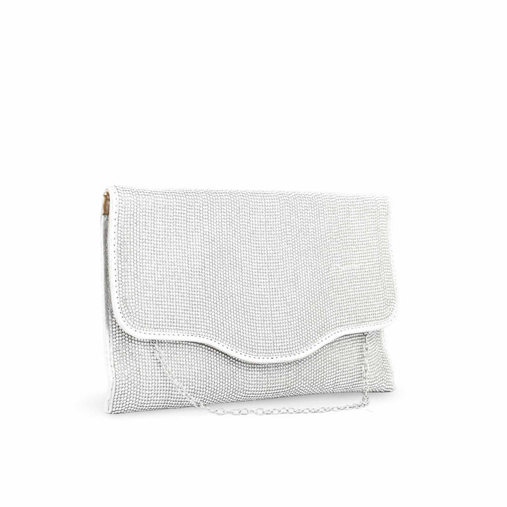 Silver Bridal Clutch P24347