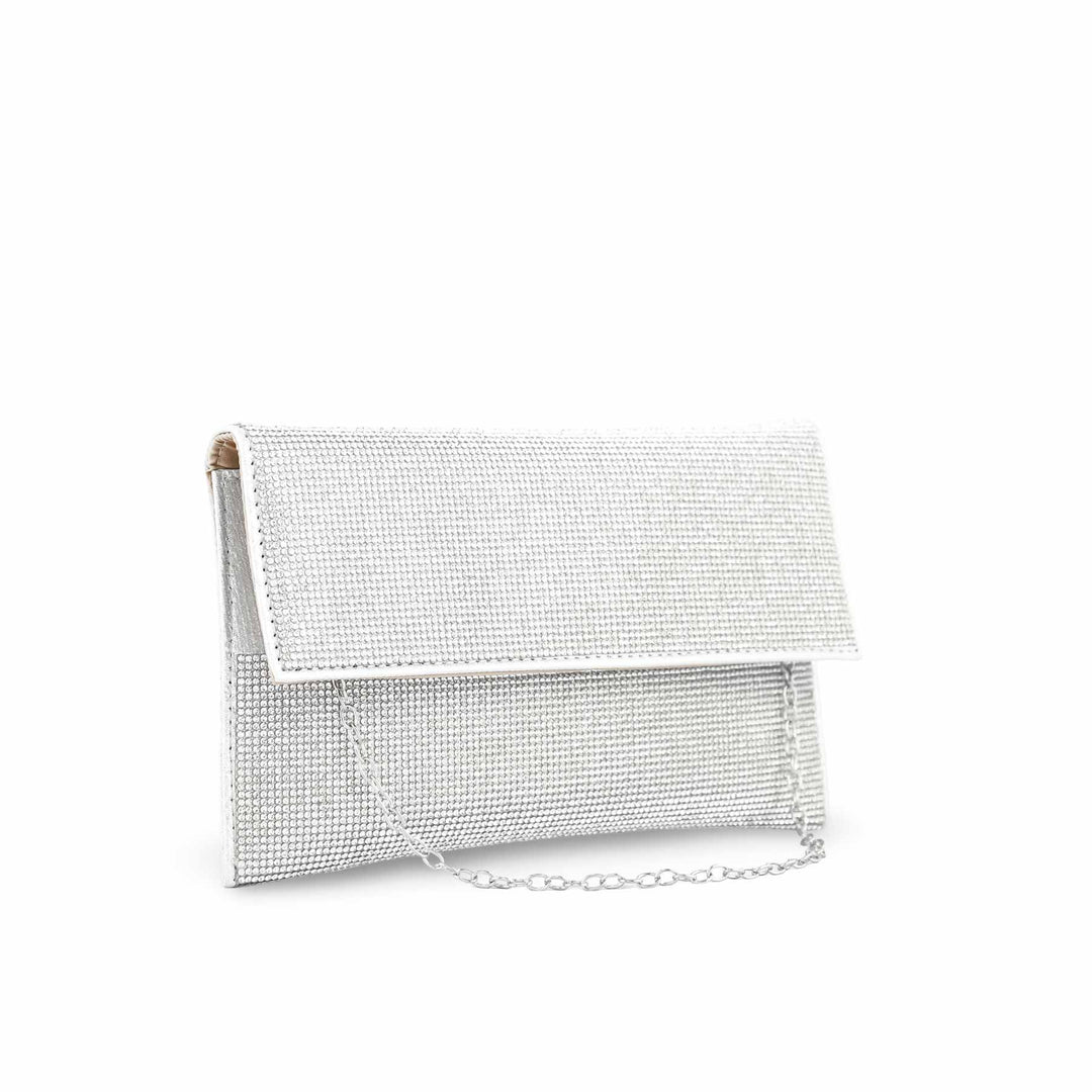Silver Bridal Clutch P24349
