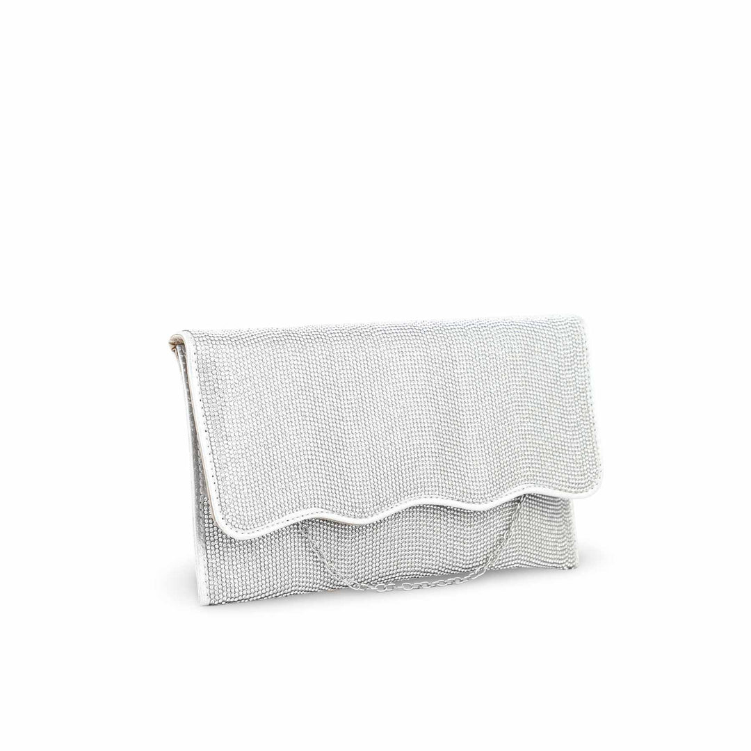 Silver Bridal Clutch P24350