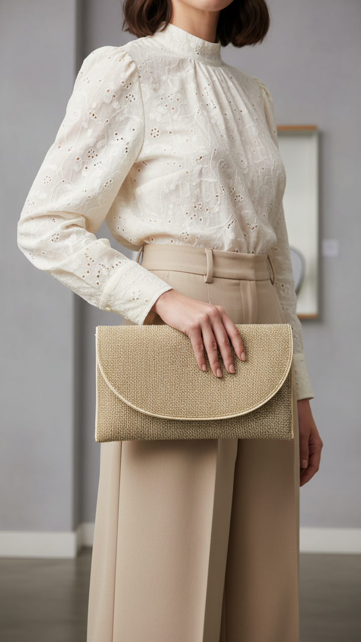 Golden Bridal Clutch P24352