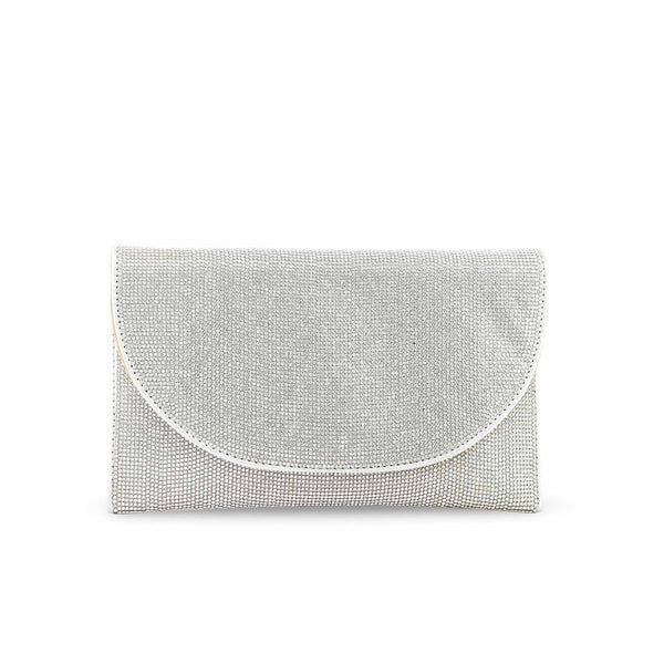 Silver Bridal Clutch P24352