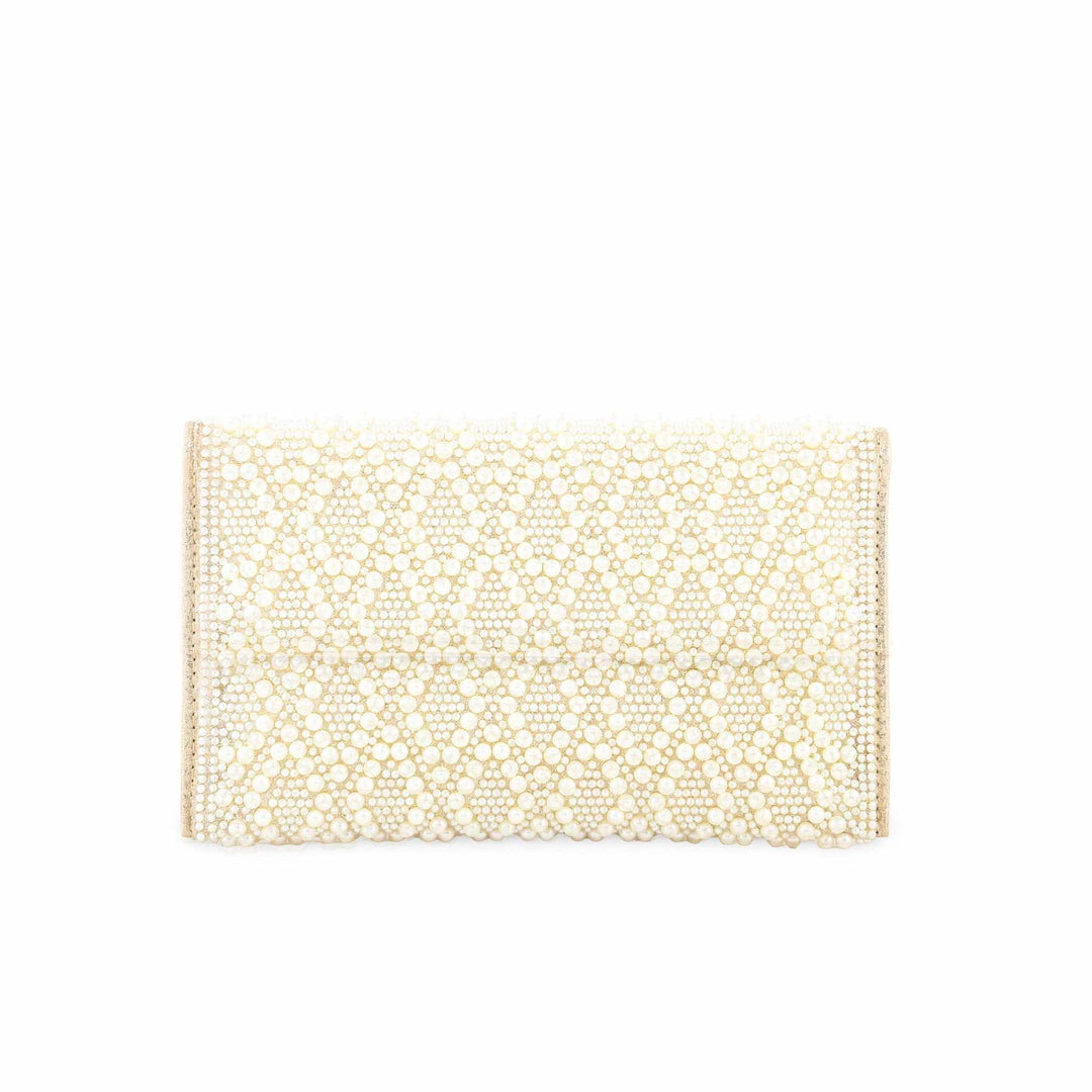 Beige Bridal Clutch P24353