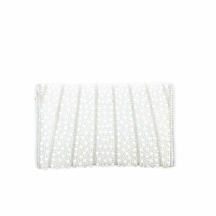 White Bridal Clutch P24354
