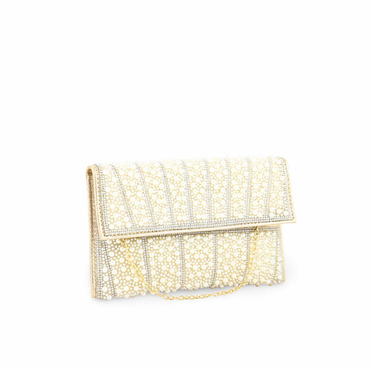 Beige Bridal Clutch P24354
