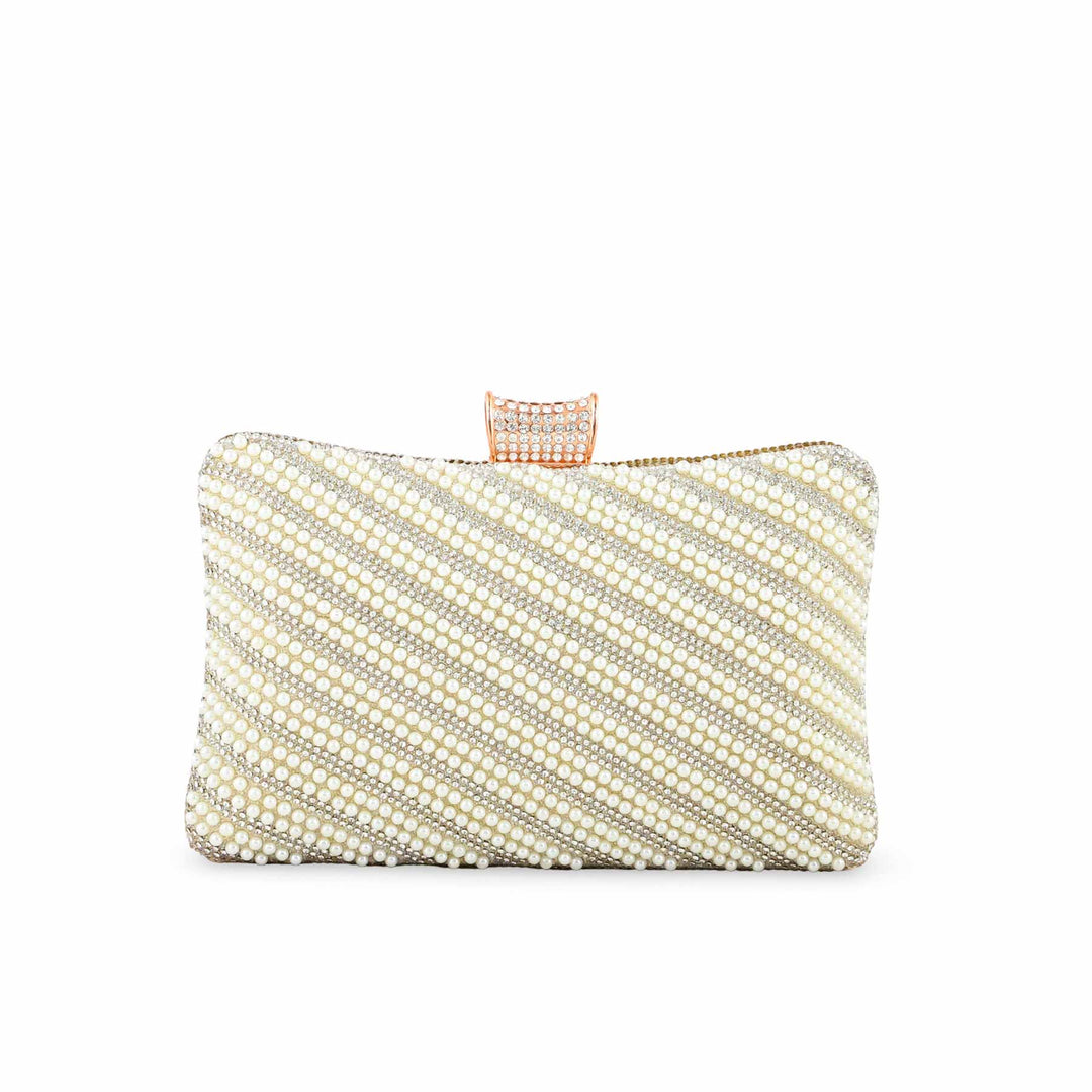 Beige Bridal Clutch P24355