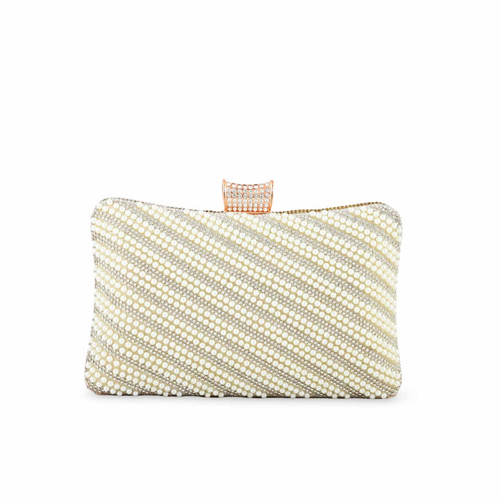 Beige Bridal Clutch P24355