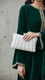 White Bridal Clutch P24356