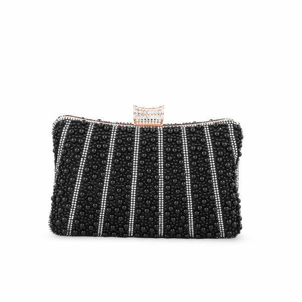 Black Bridal Clutch P24356
