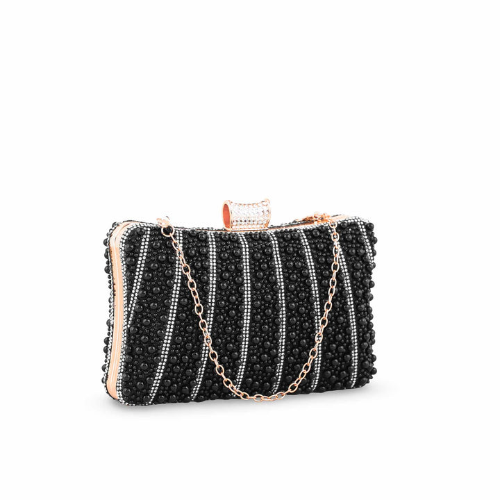 Black Bridal Clutch P24356