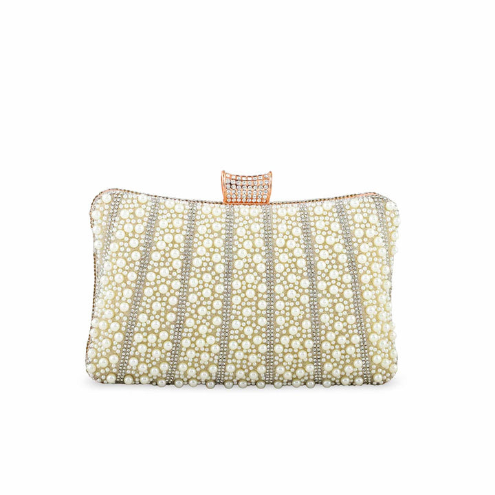 Beige Bridal Clutch P24356