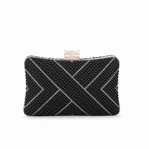 Black Bridal Clutch P24357