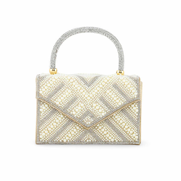 Beige Bridal Clutch P24366