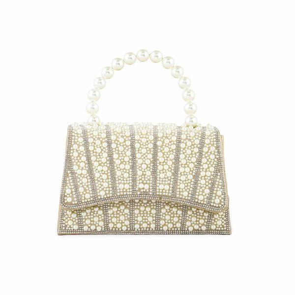 Beige Bridal Clutch P24367