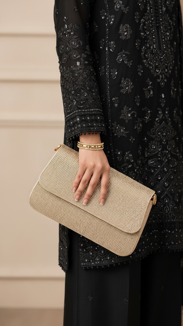 ChamPagne Bridal Clutch P24368