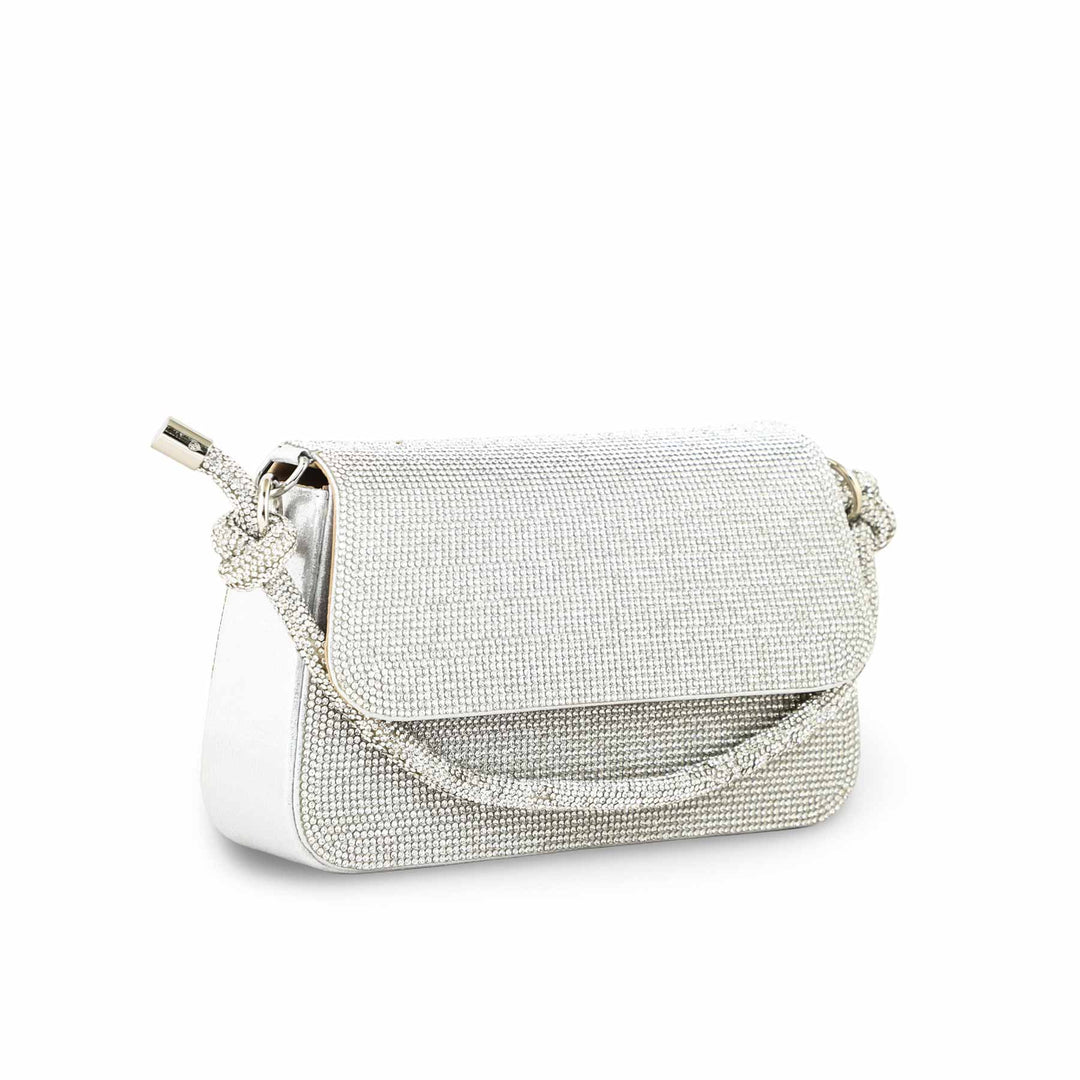 Silver Bridal Clutch P24368